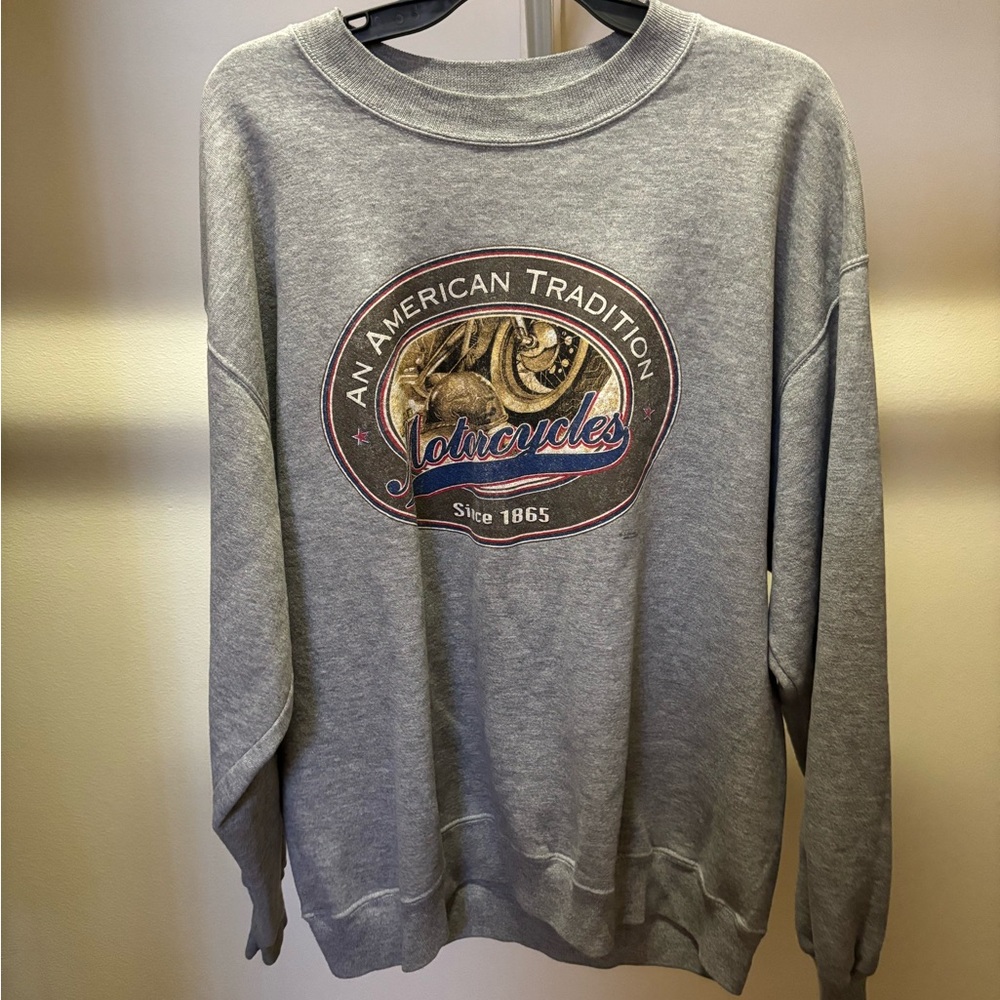 LARGE GRAY VINTAGE SWEATSHIRT